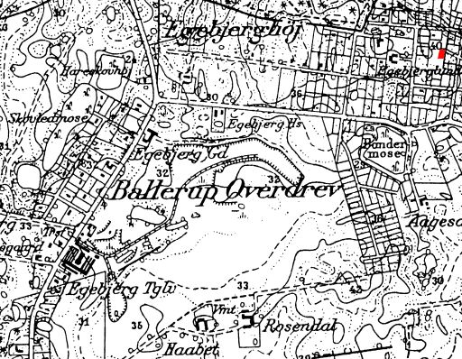 Historisk kort, Egebjerg